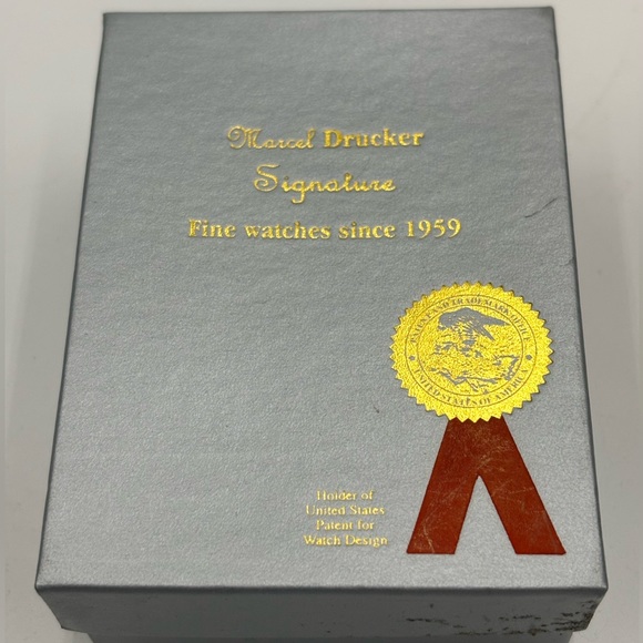 MARCEL DRUCKER Vintage Bracelet Cuff Watch, box, dust bag - Picture 9 of 9